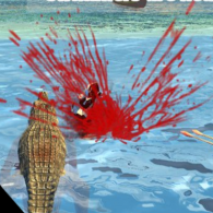 Online game Crocodile Simulator Beach Hunt