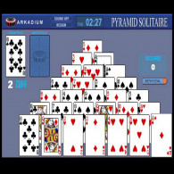 Online game Pyramid Solitaire